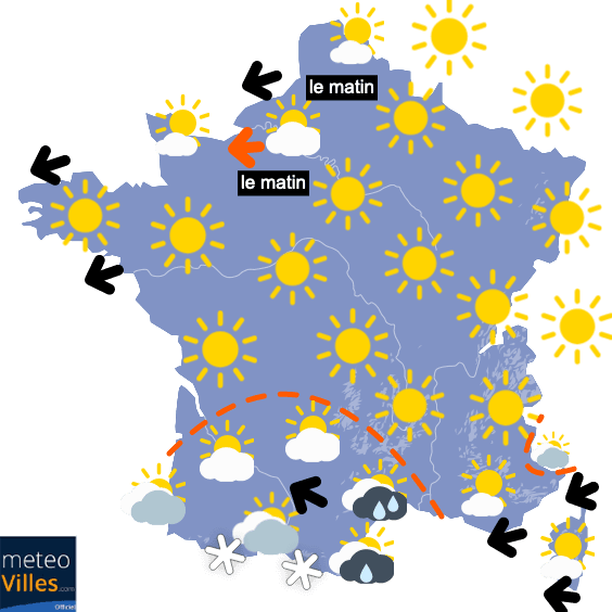 Début de semaine doux, puis retour du froid