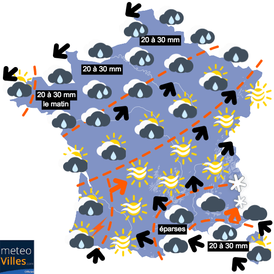 Semaine plus ensoleillée, mais retour des gelées