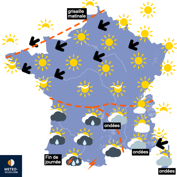 Coup de chaleur en vue dans l'Ouest