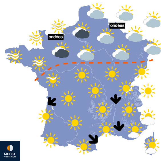 Vigilance météo en vue samedi et dimanche dans le Sud-est