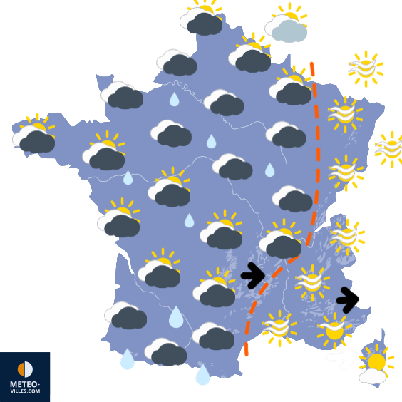 Météo week-end marquée par un risque d'orages