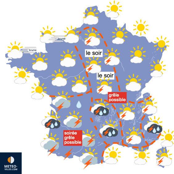 Retour d'un temps sec et persistance de la chaleur