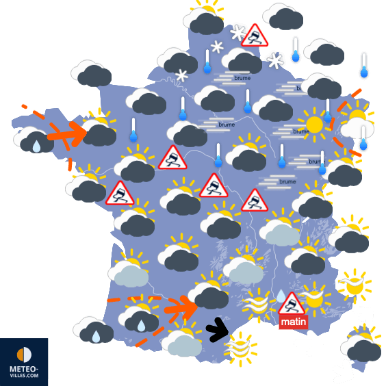 Neige à surveiller et températures très changeantes !