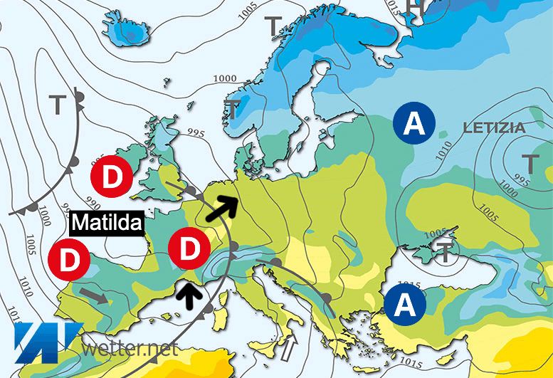 Carte de prévisions d'europe du Mardi 26 mars 2024