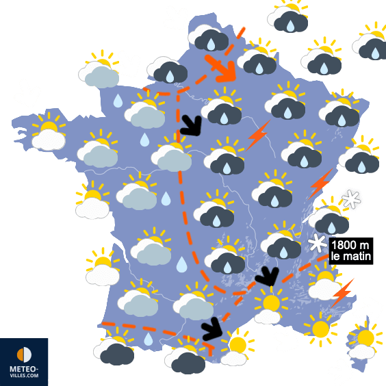 La météo ne peut que s'améliorer...!
