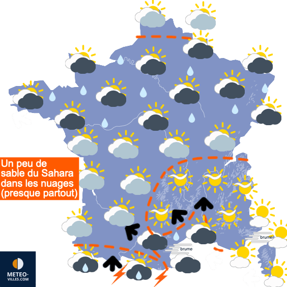 Fortes pluies et grande douceur à venir