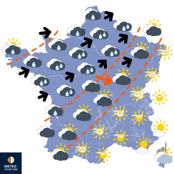 Carte de température France