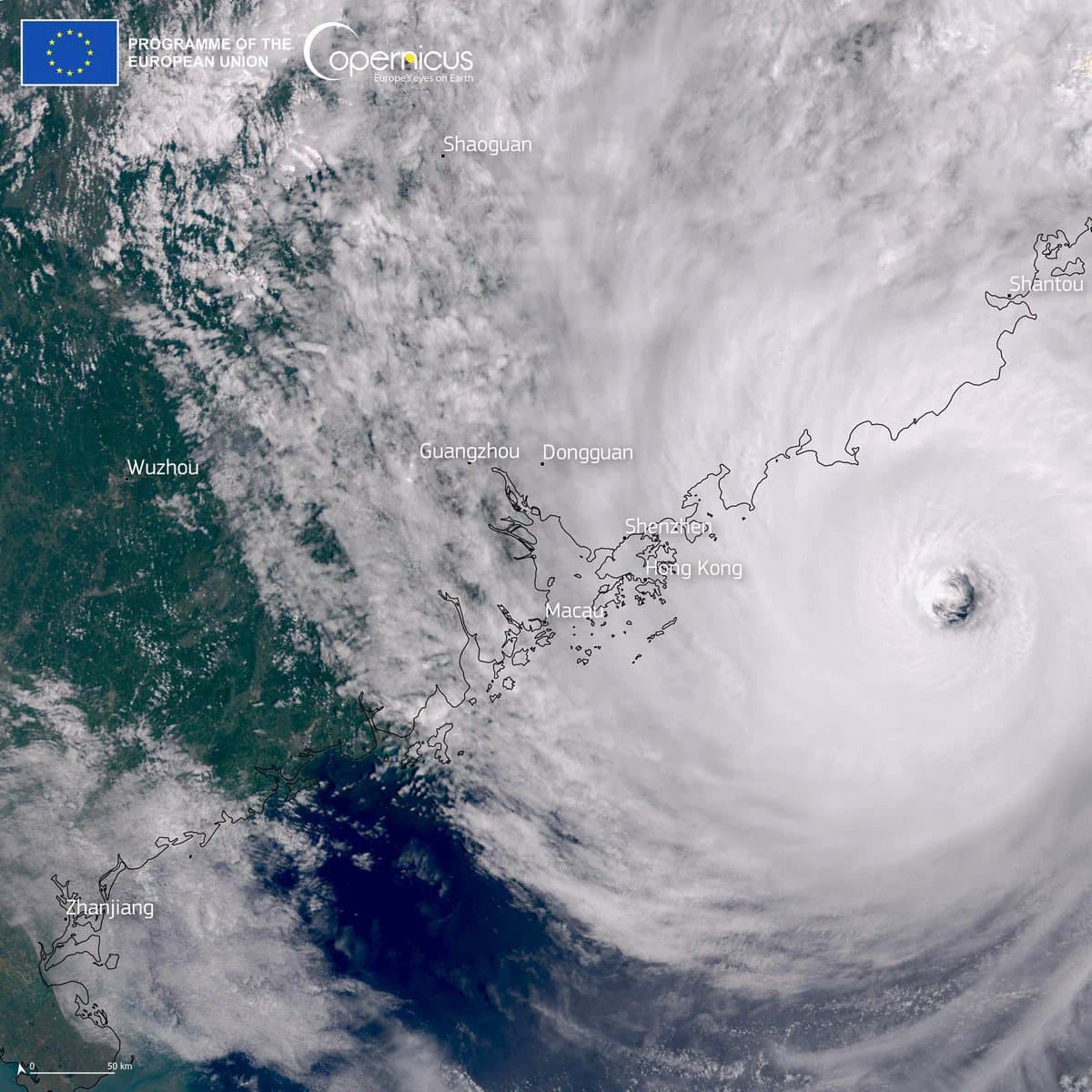 Incendie record en Grèce, typhon Saola à Hong-Kong,... l'actualité météo dans le monde en ce début septembre 2023