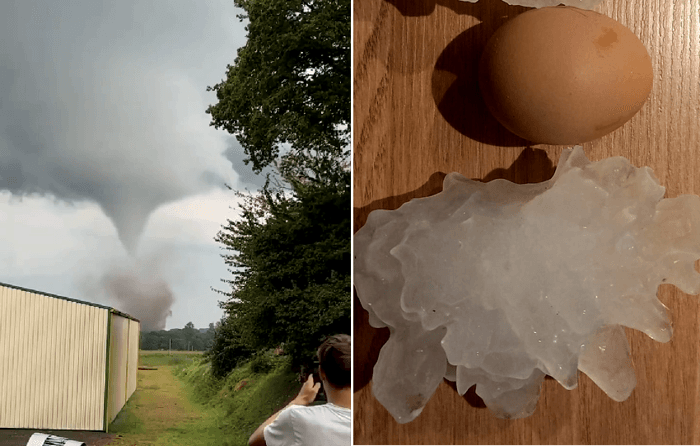 Tornade, grêle, inondations : retour sur les orages de dimanche et lundi