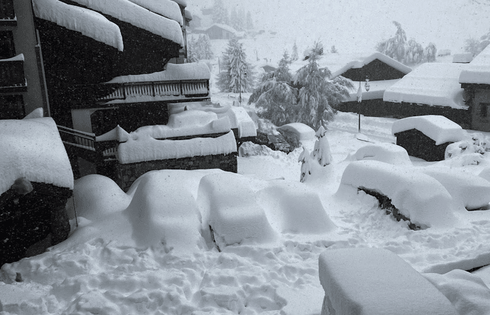 Retour d'est exceptionnel ce 17 avril : 1,50 mètre de neige dans les Alpes !