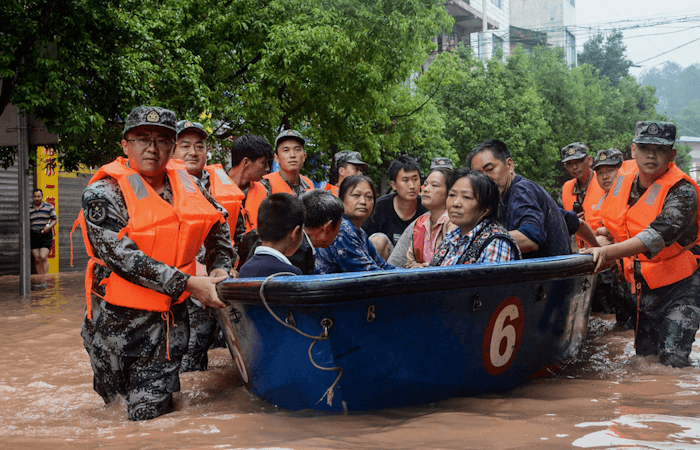Inondations mortelles à Pékin en Chine