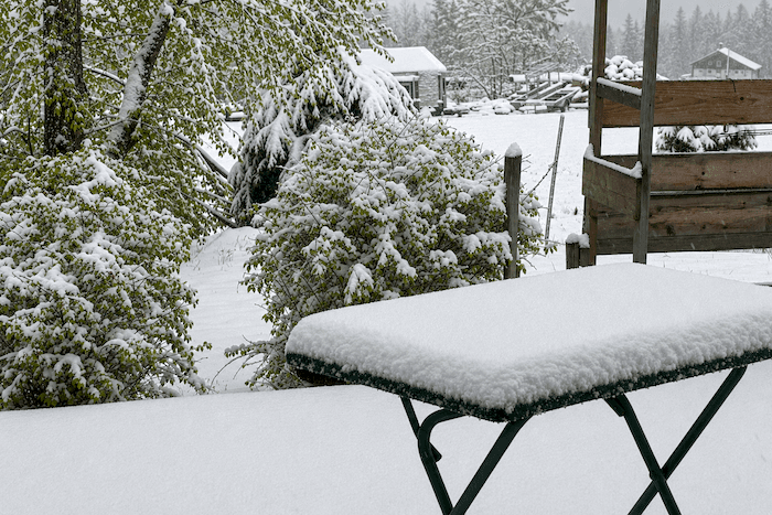 La neige refait son apparition en montagne