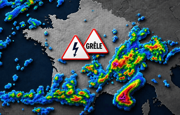 Week-end des grands départs : la grêle menace de nombreuses régions