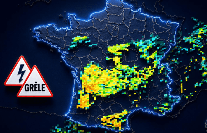 Risque de forts orages en France durant les journées de jeudi et de vendredi