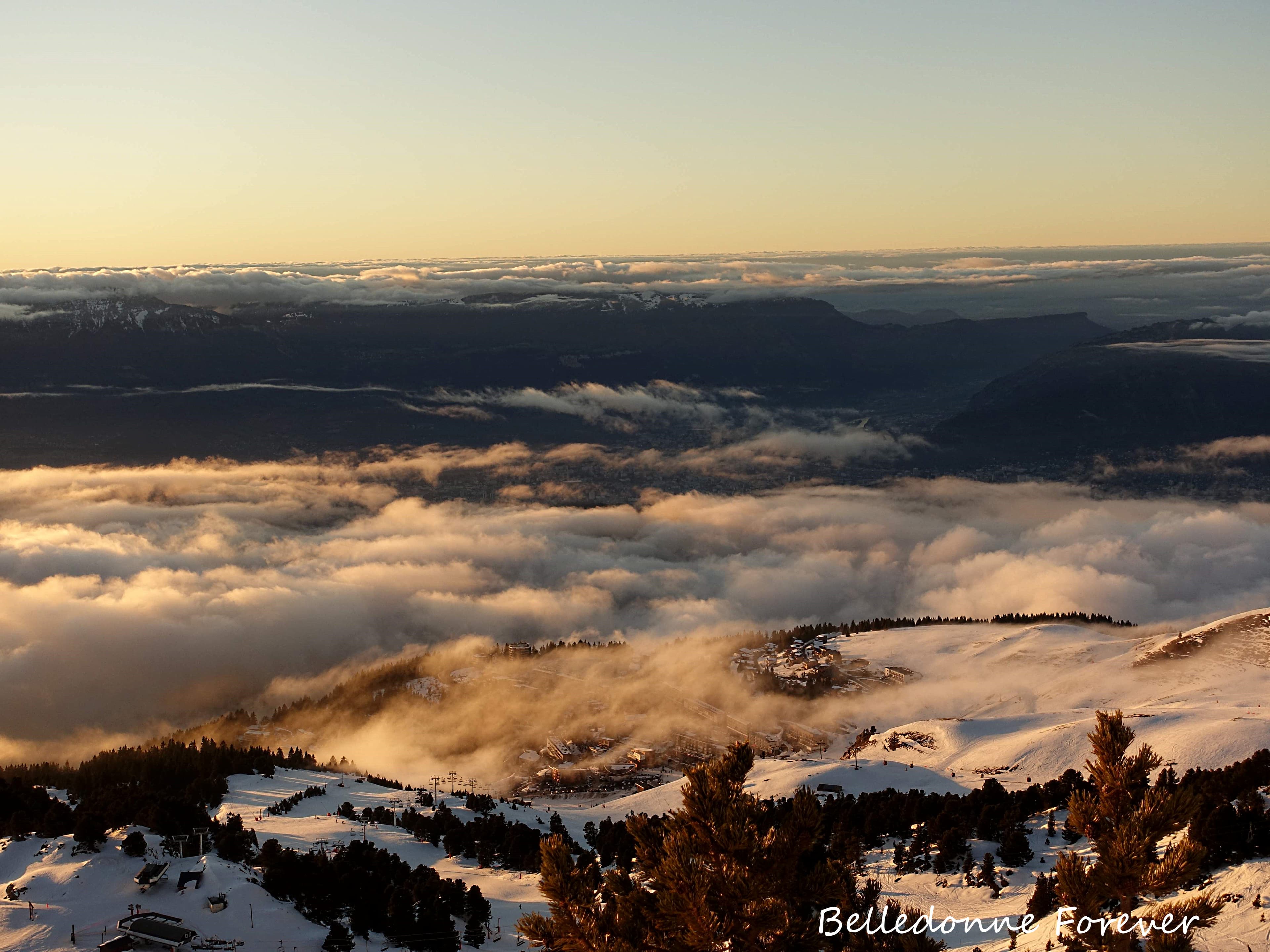 Nuages sur Grenoble et Recoin A.P.