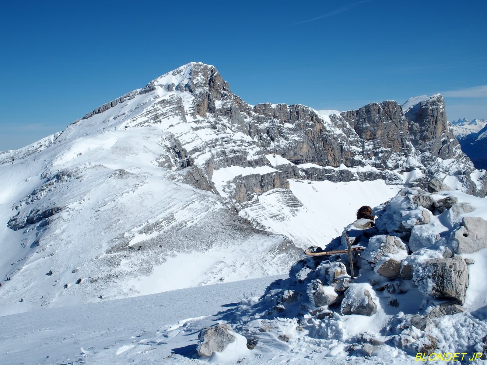 Vue du sommet de la Tête des Chaudières