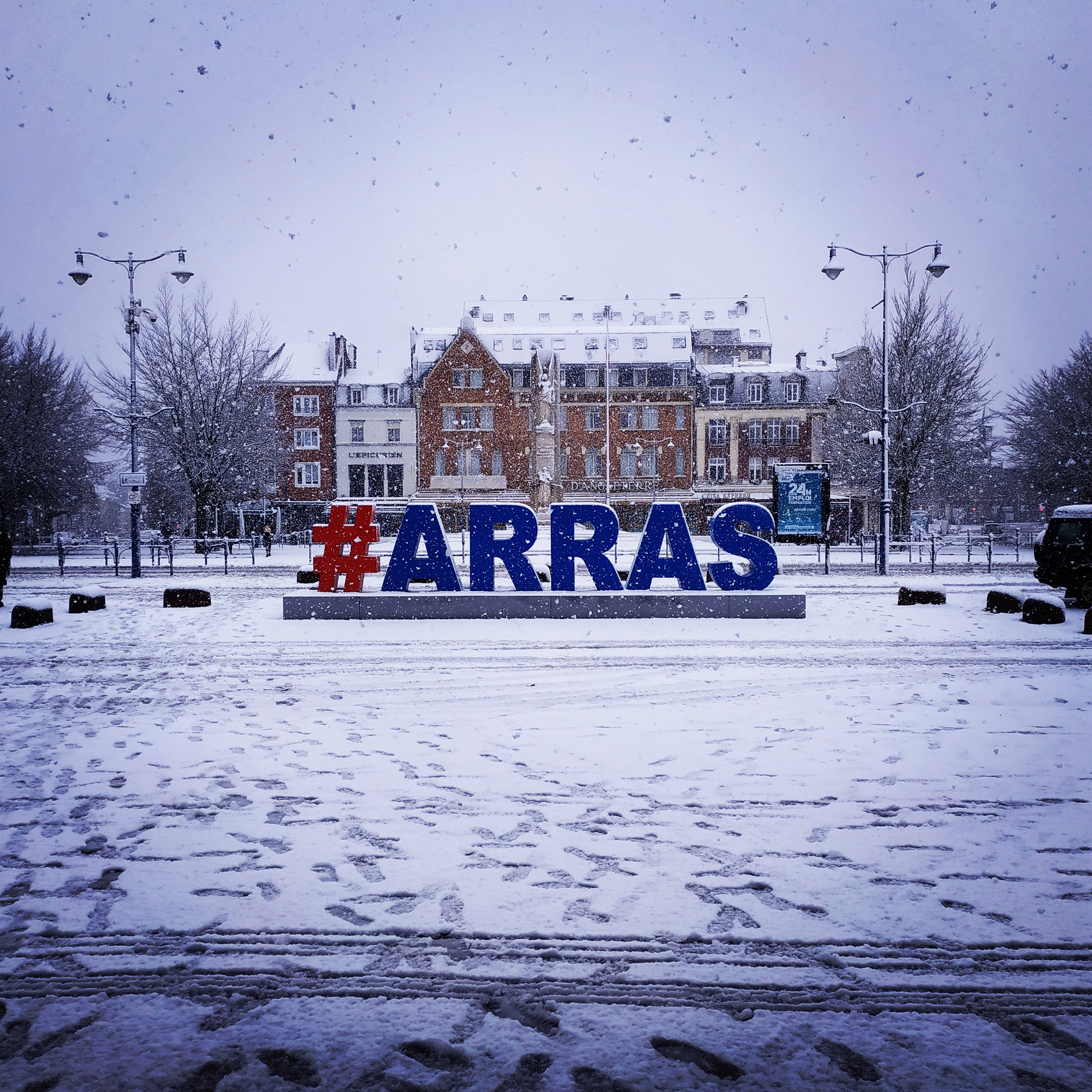 Arras sous la neige