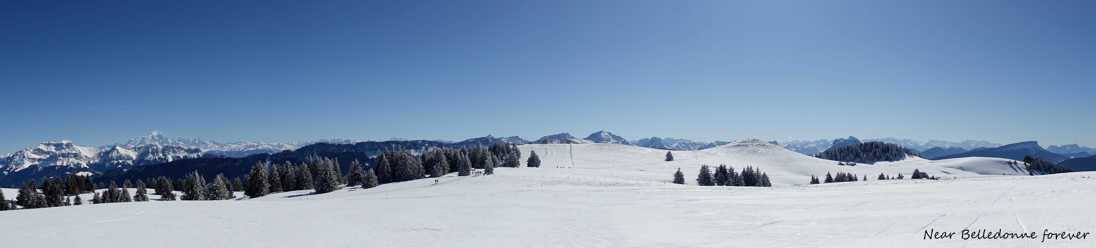 Ciel dégagé de la chartreuse au M Blanc A.P.