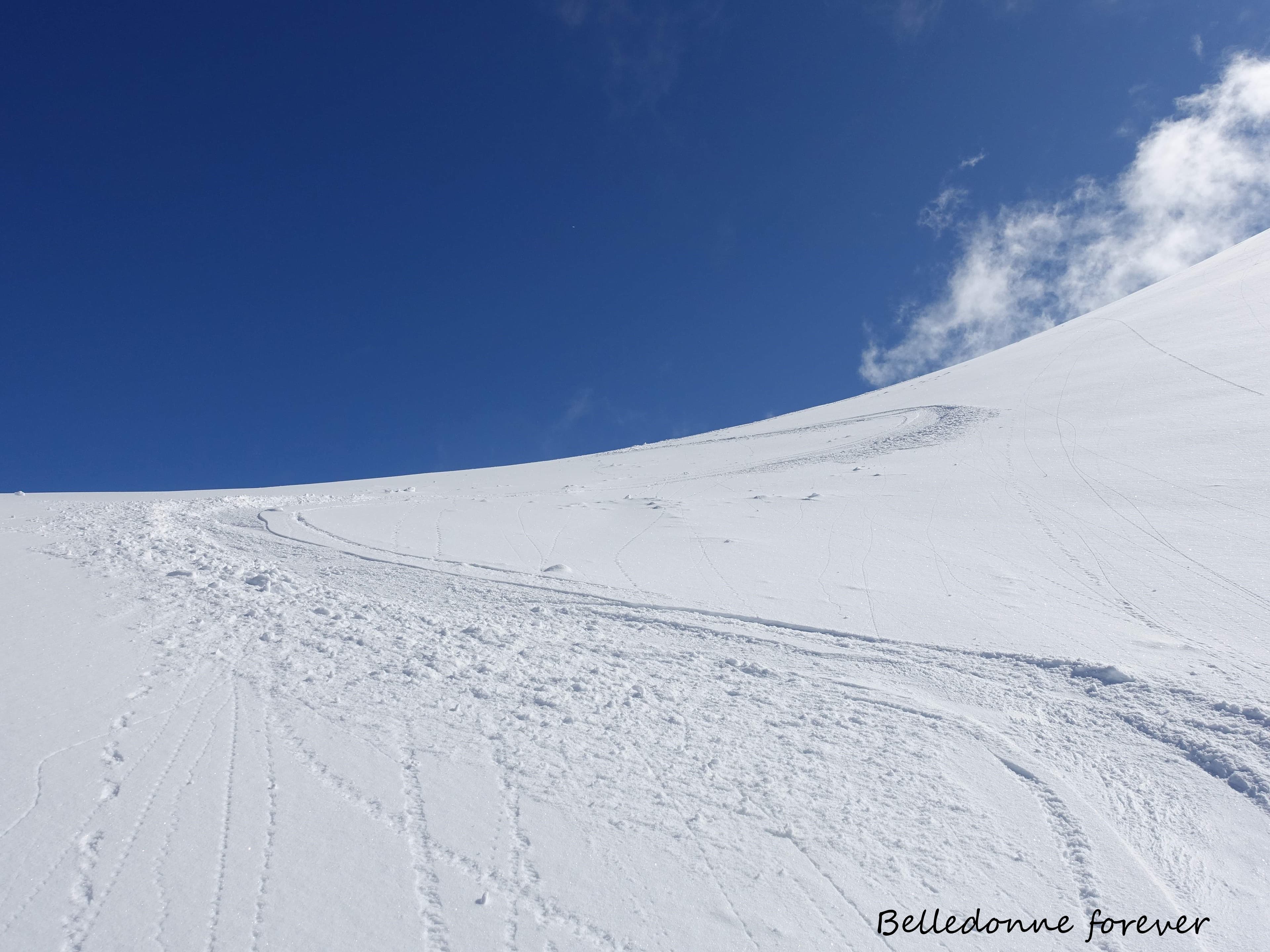 Poudre sur de la neige dure (pluie il y a 2 jours) what else  A.P.