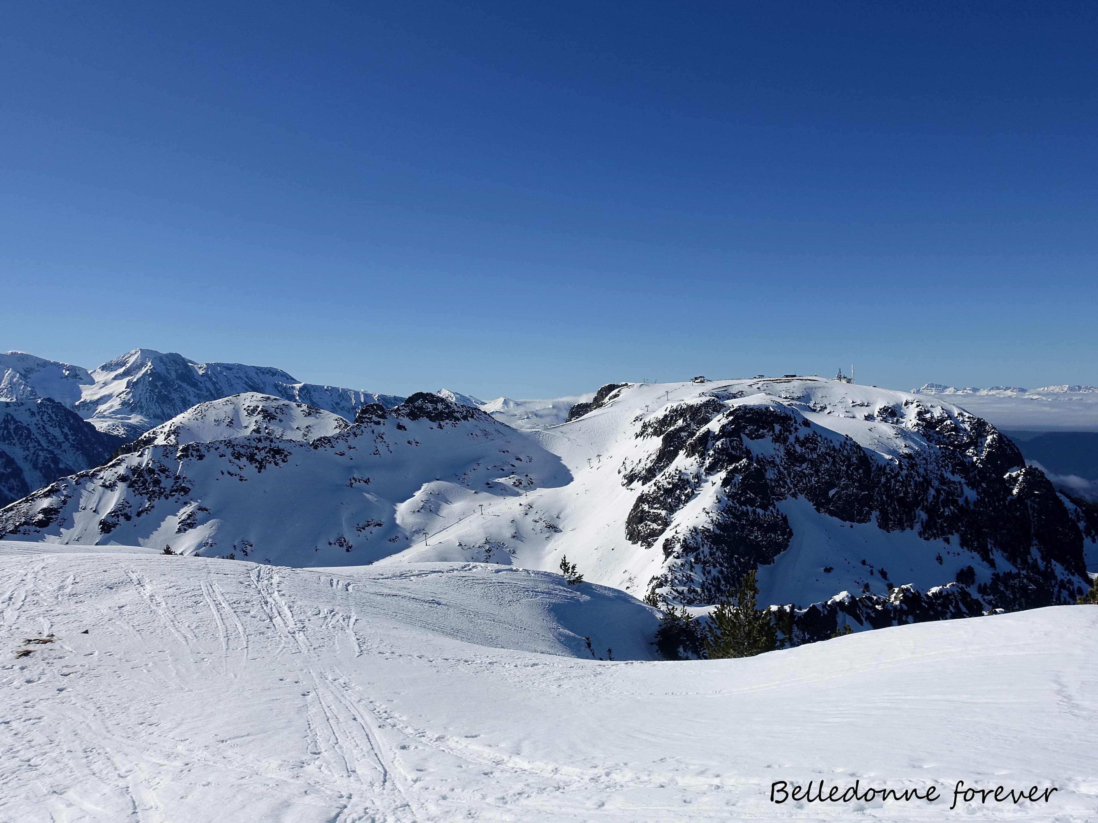Ciel dégagé sur la croix de chamrousse A.P.
