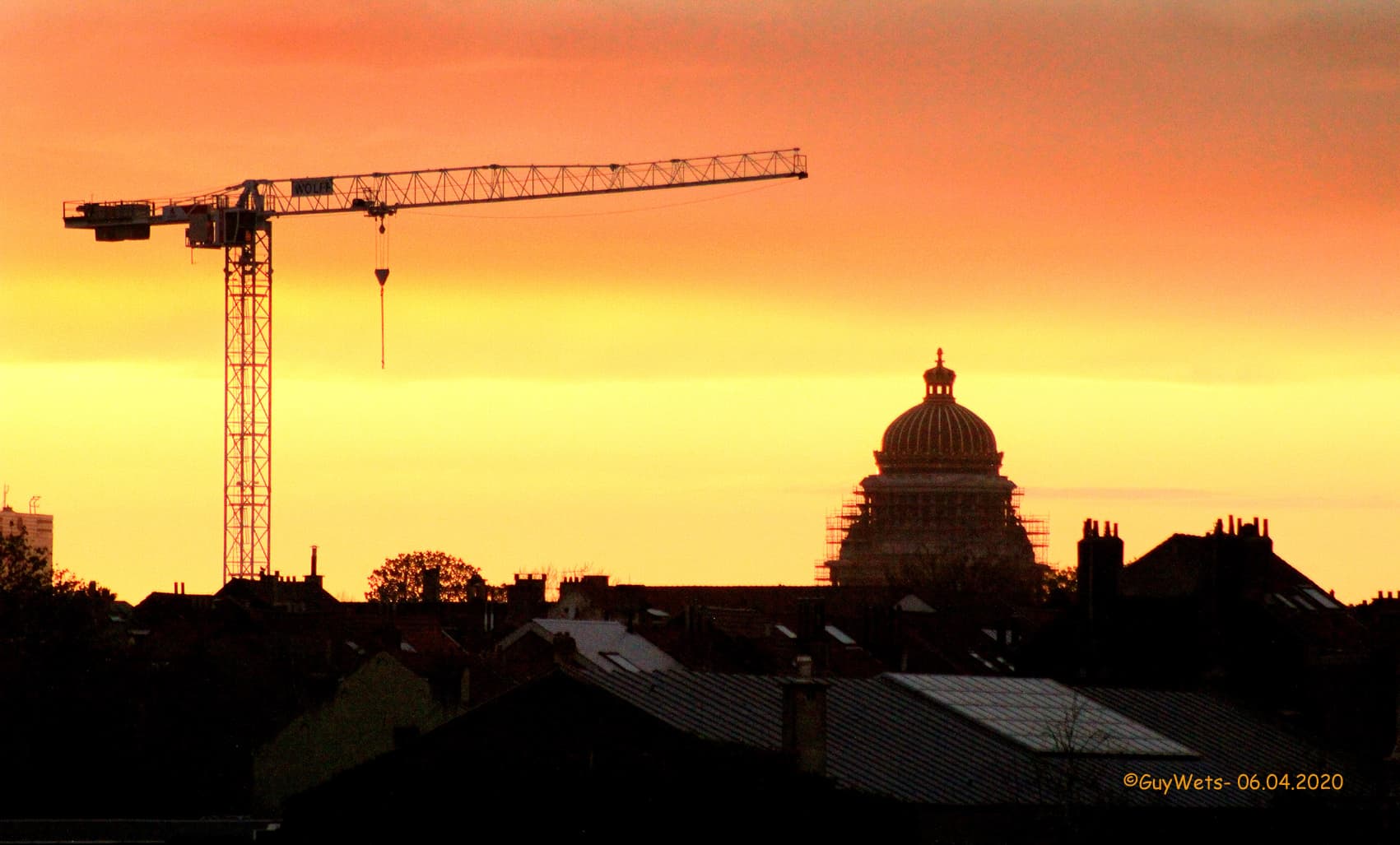 Coucher de soleil, jour de confinement