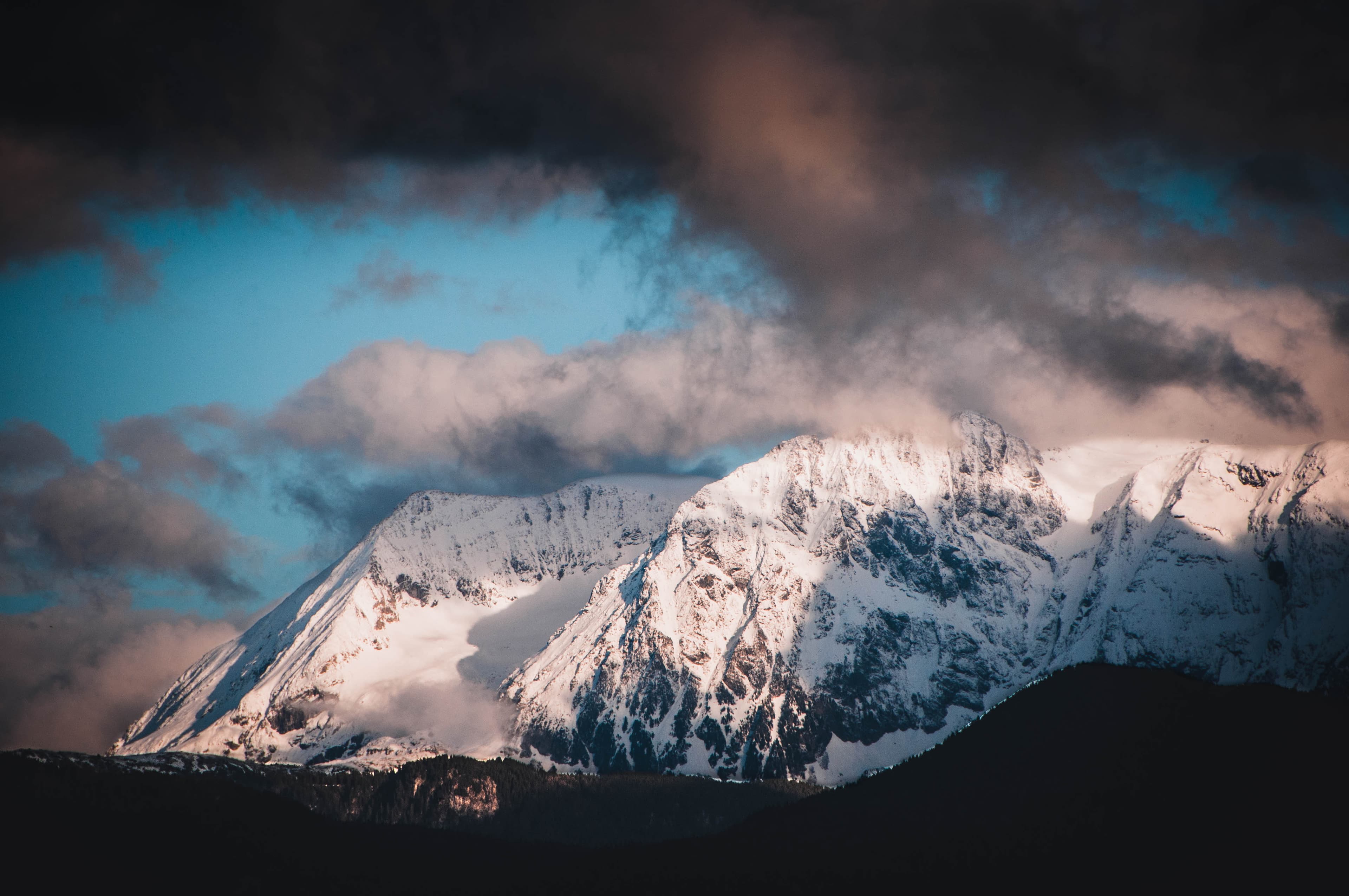 Coucher de soleil sur le Taillefer