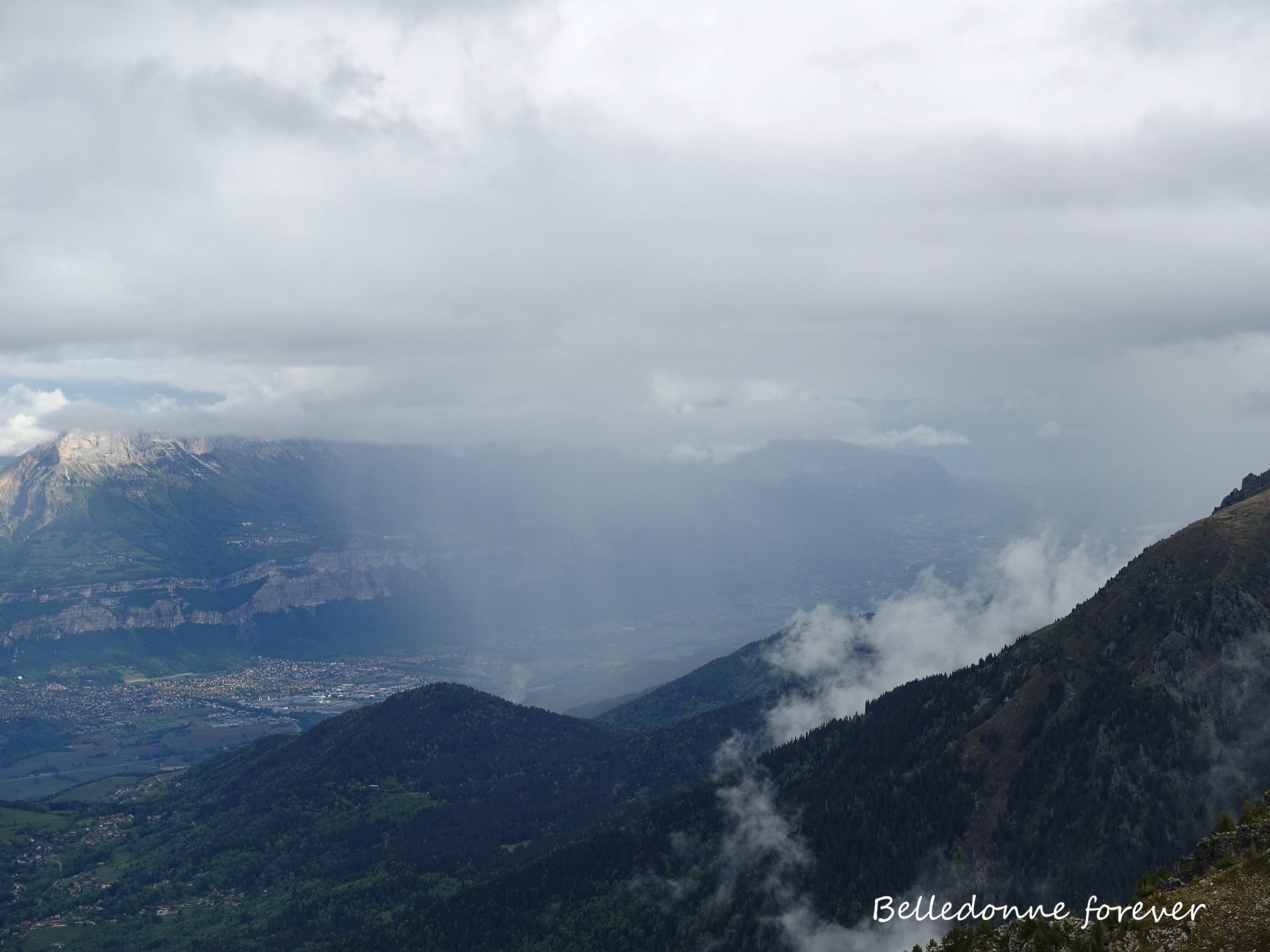 Averses sur la vallée du Grésivaudan  A.P.