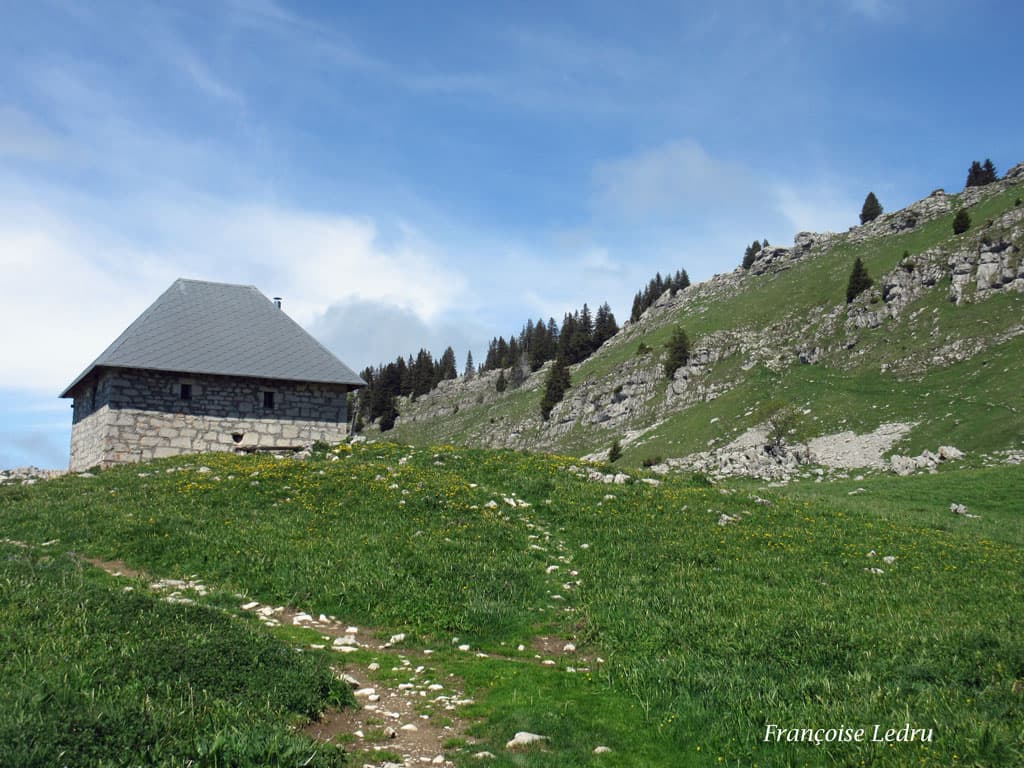 Ciel bleu au-dessus de la mer de nuage