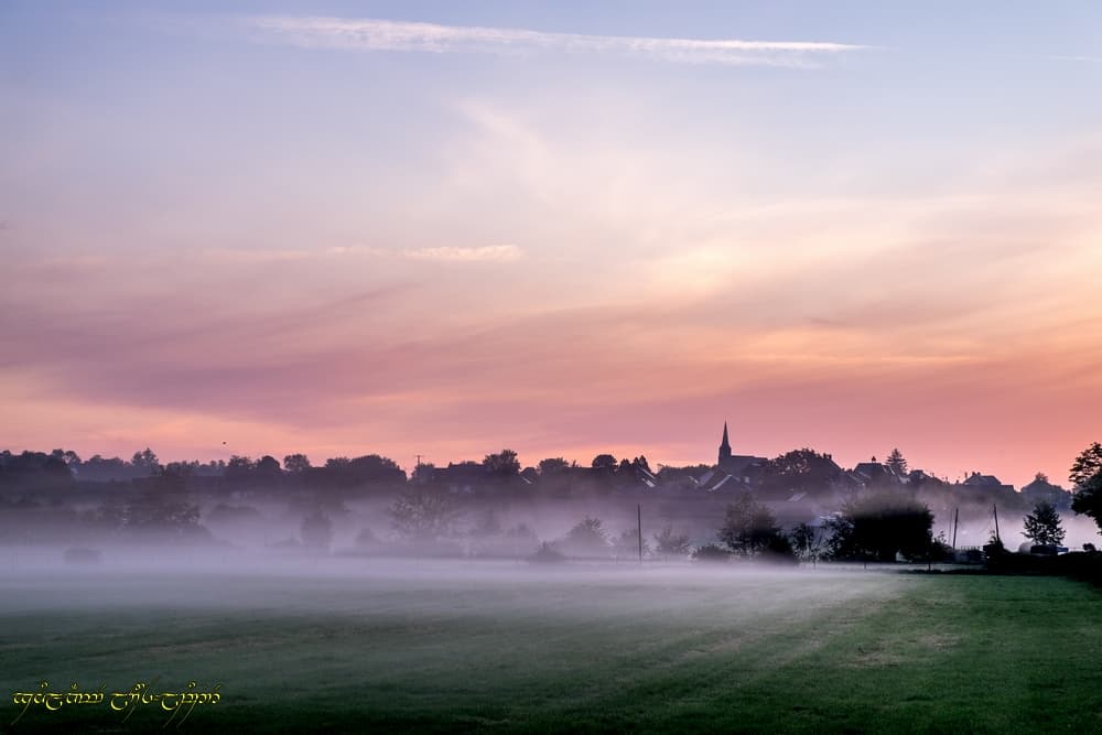 Un peu de brume dans la vallée