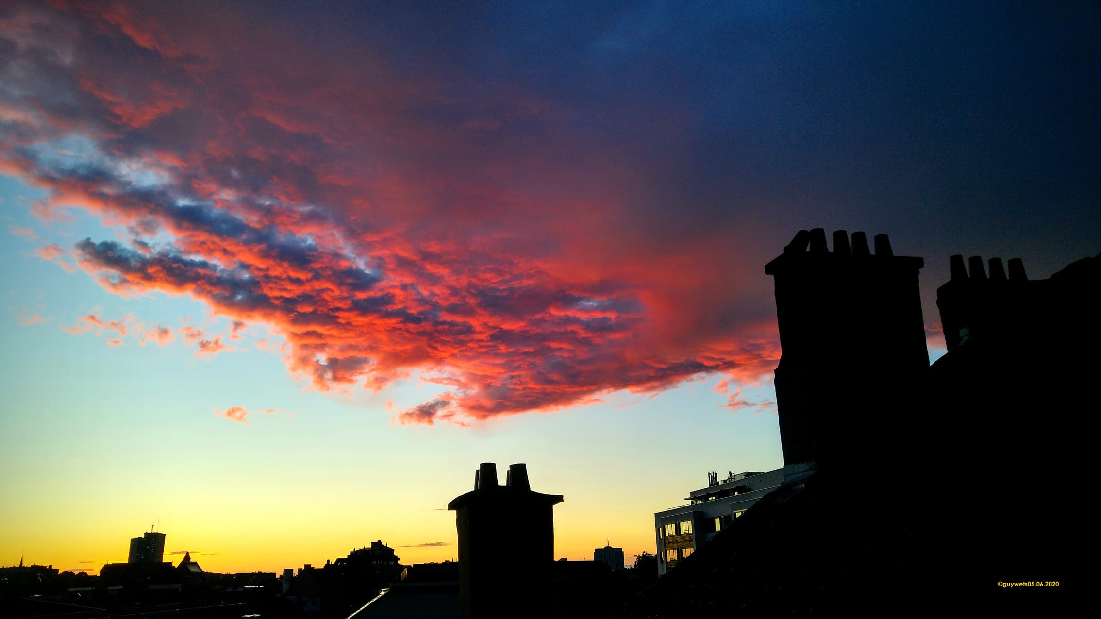 Après un orage de grêle