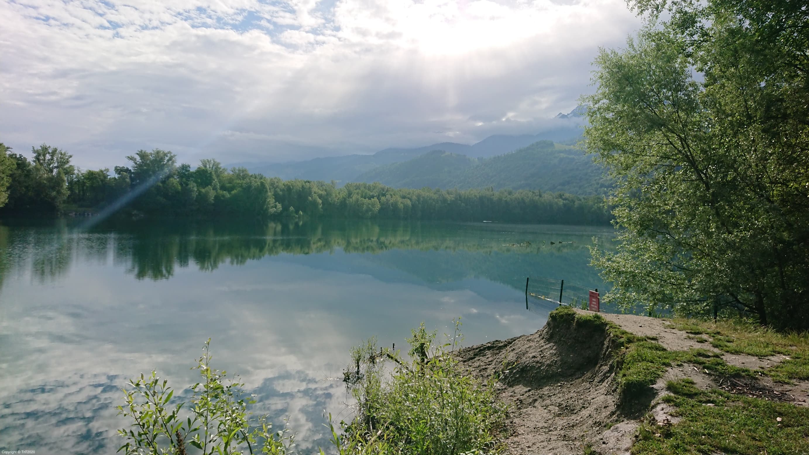 Matin nuageux mais calme