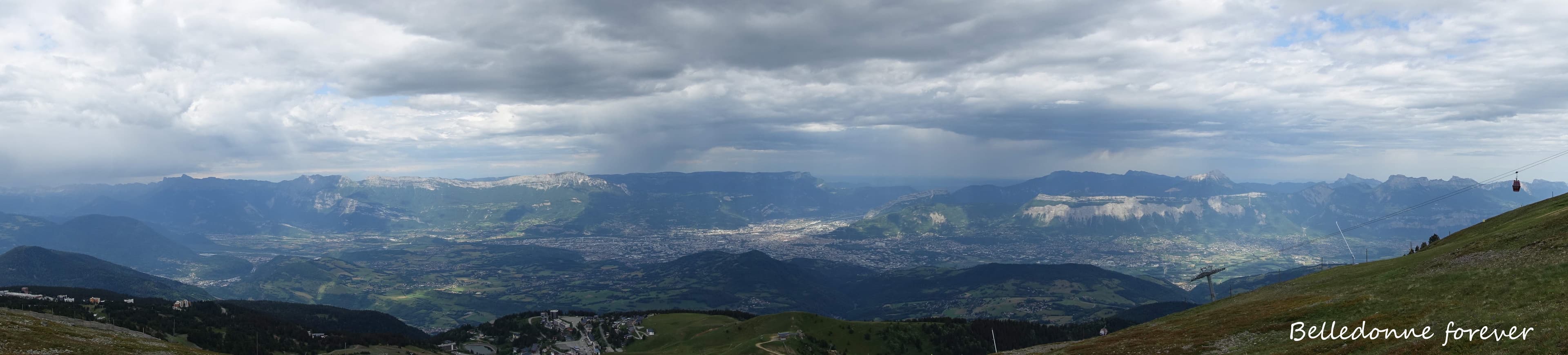 Les averses arrivent sur Grenoble A.P.