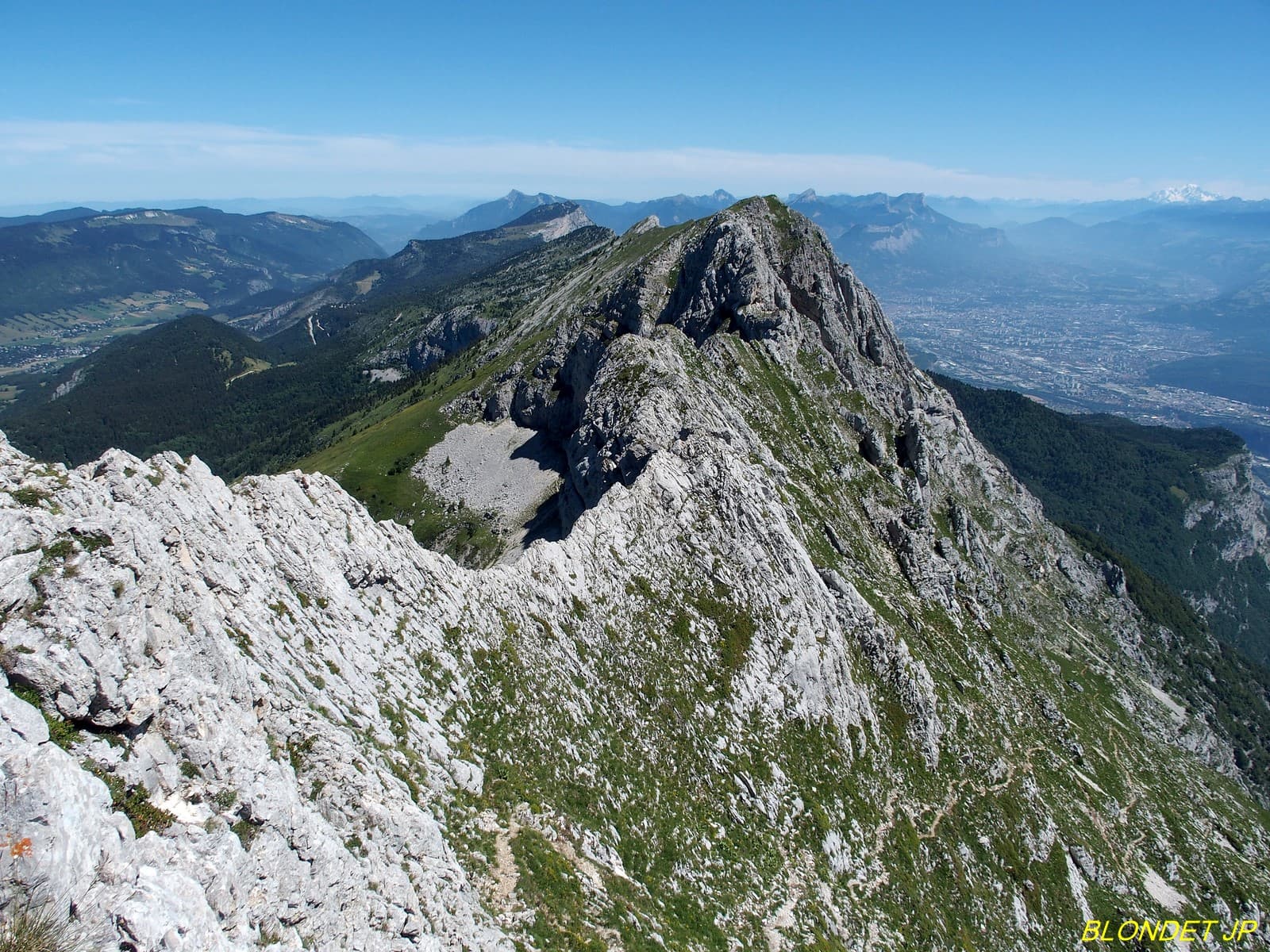 Vercors nord vu du Roc Cornafion