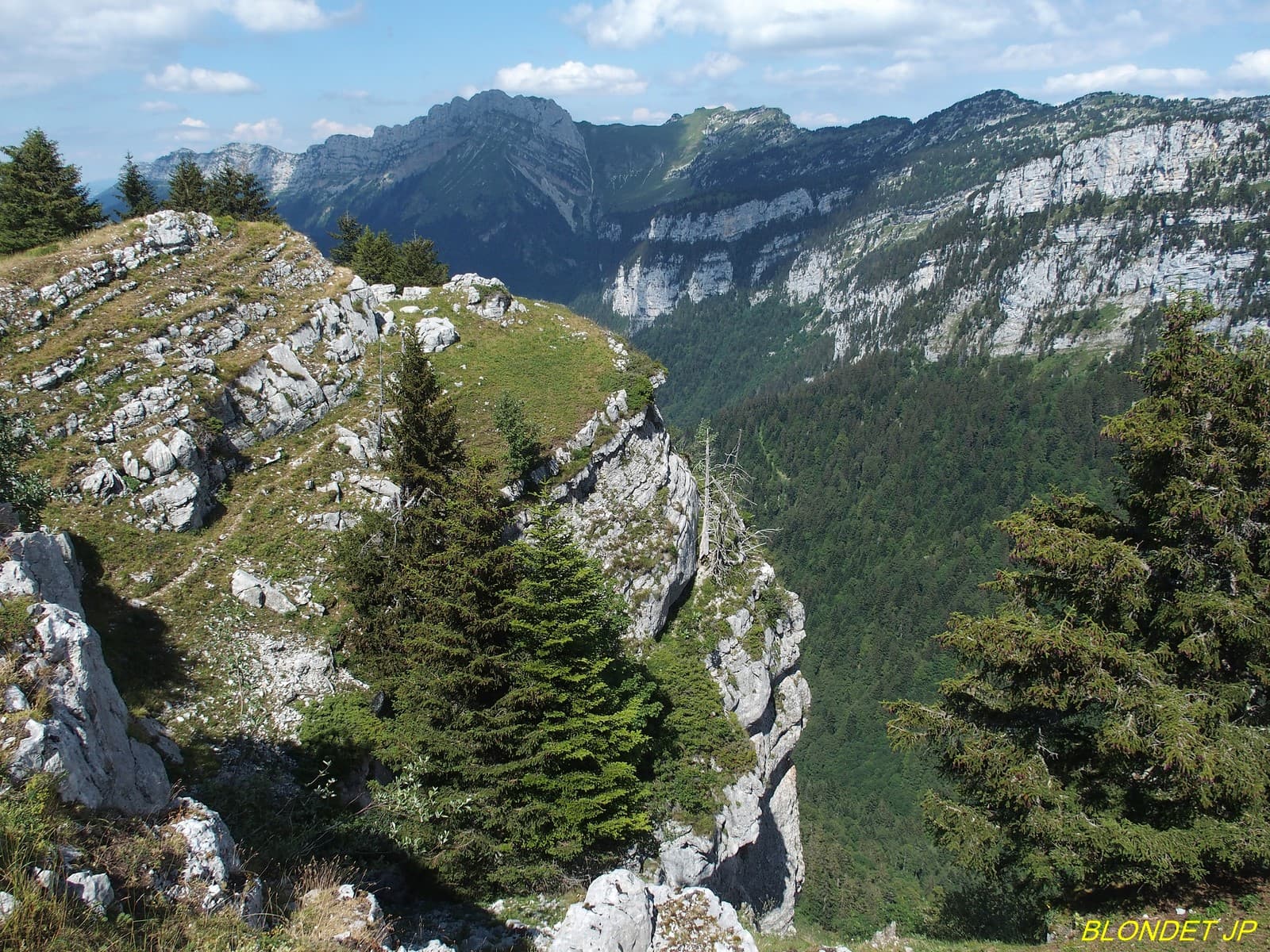 Lances de Malissard vues du Roc d'Arguille