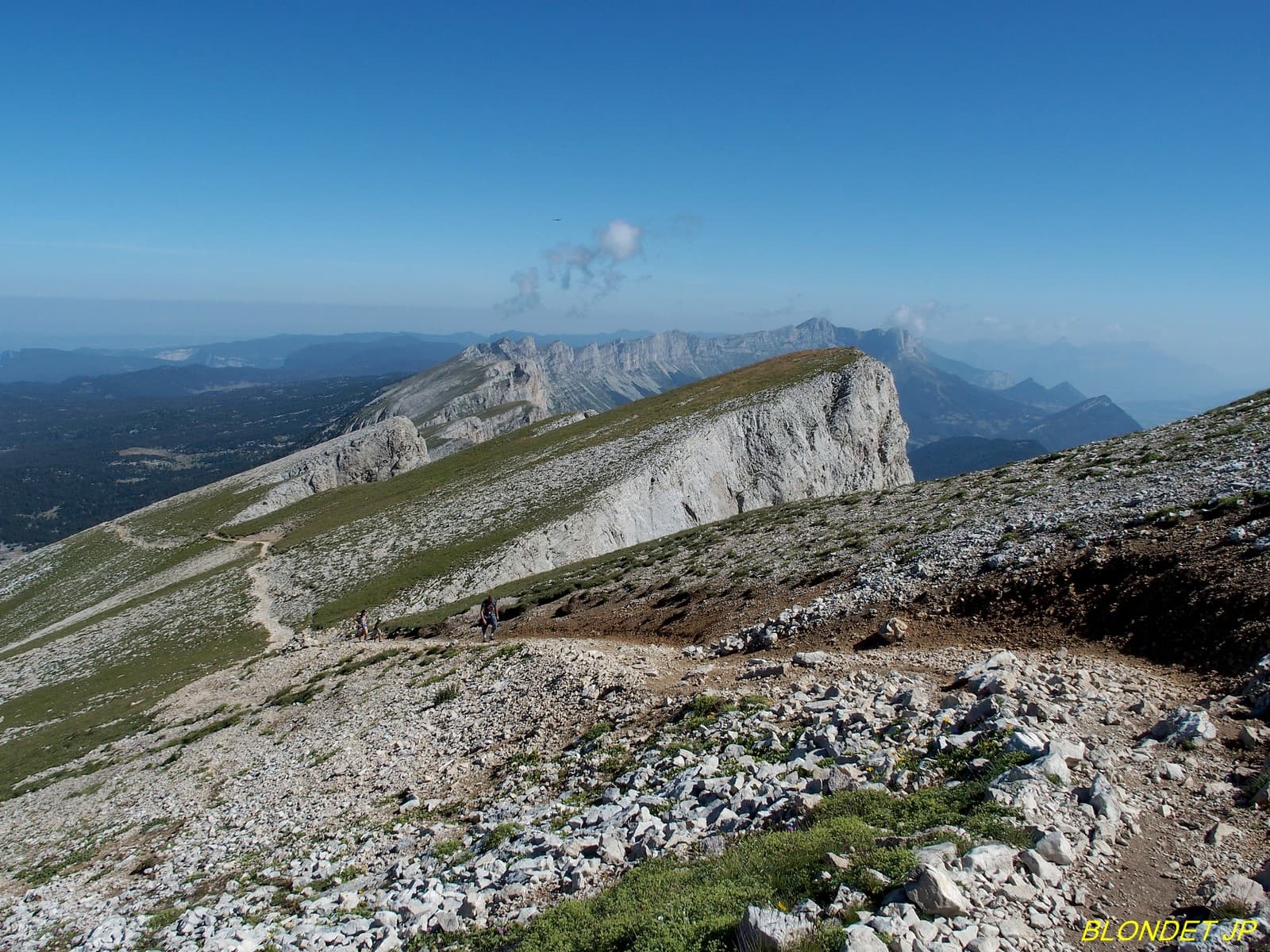 Montée au Gd Veymont coté Nord