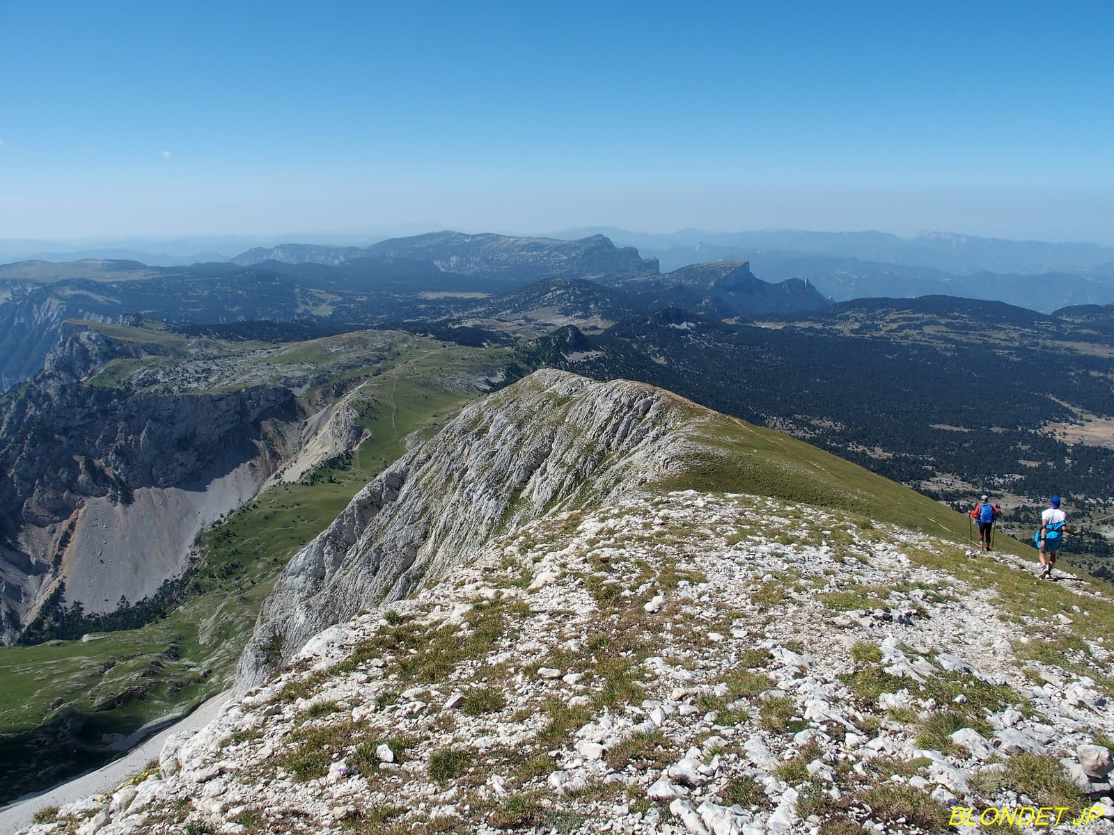 Descente du Gd Veymont coté Sud