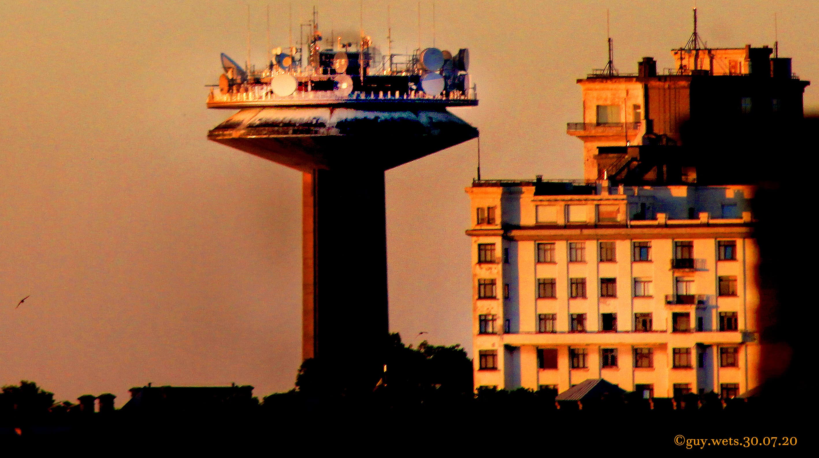 crépuscule sur Schaerbeek