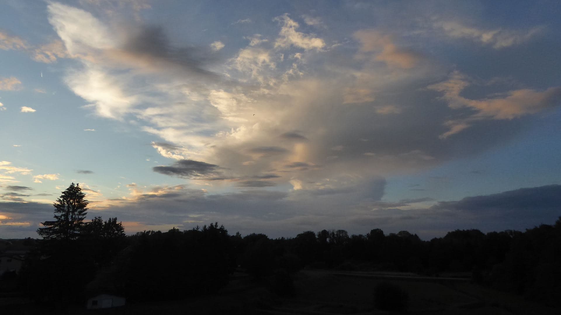 Au coucher du soleil