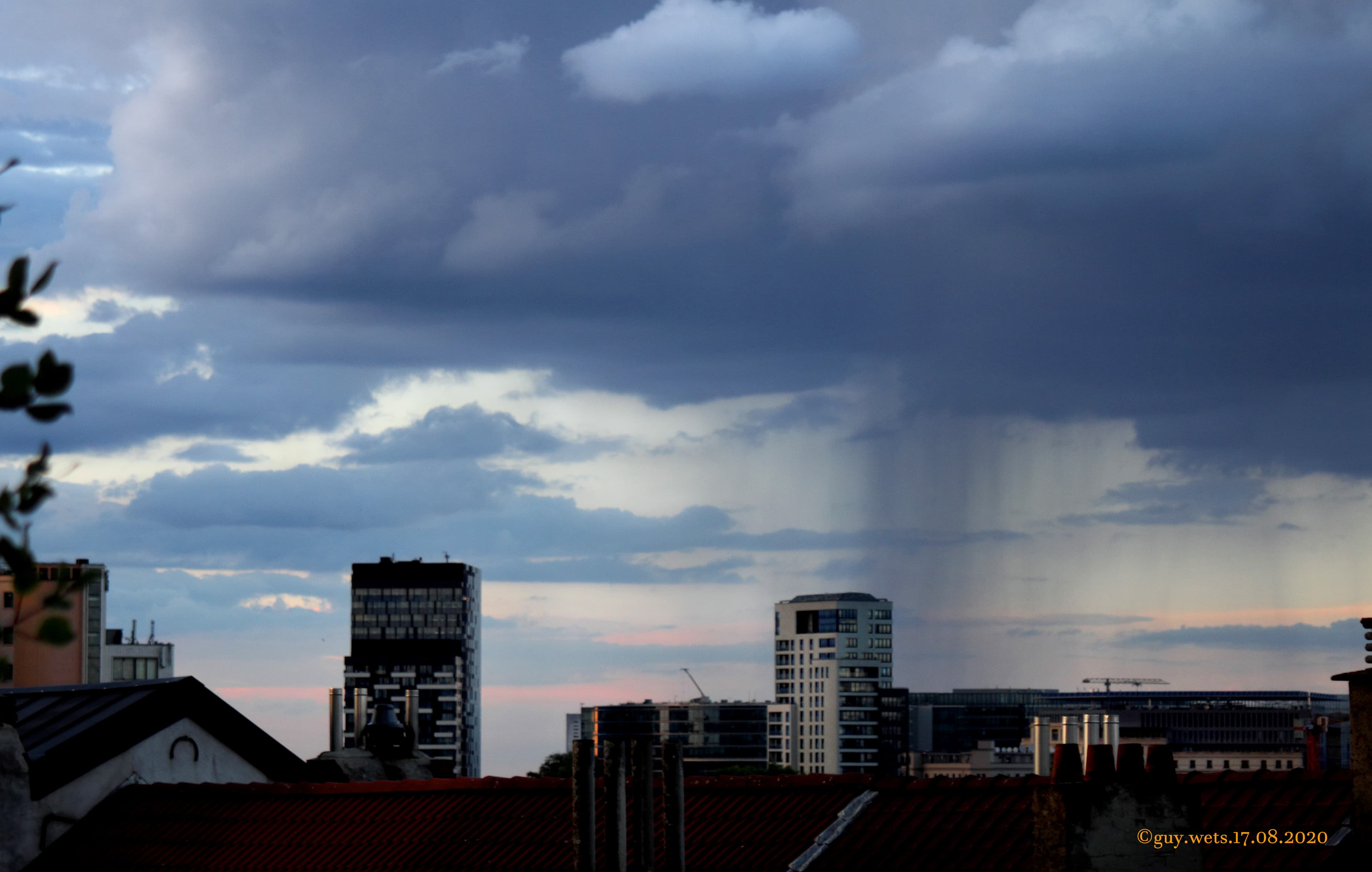 fin de journée orageuse