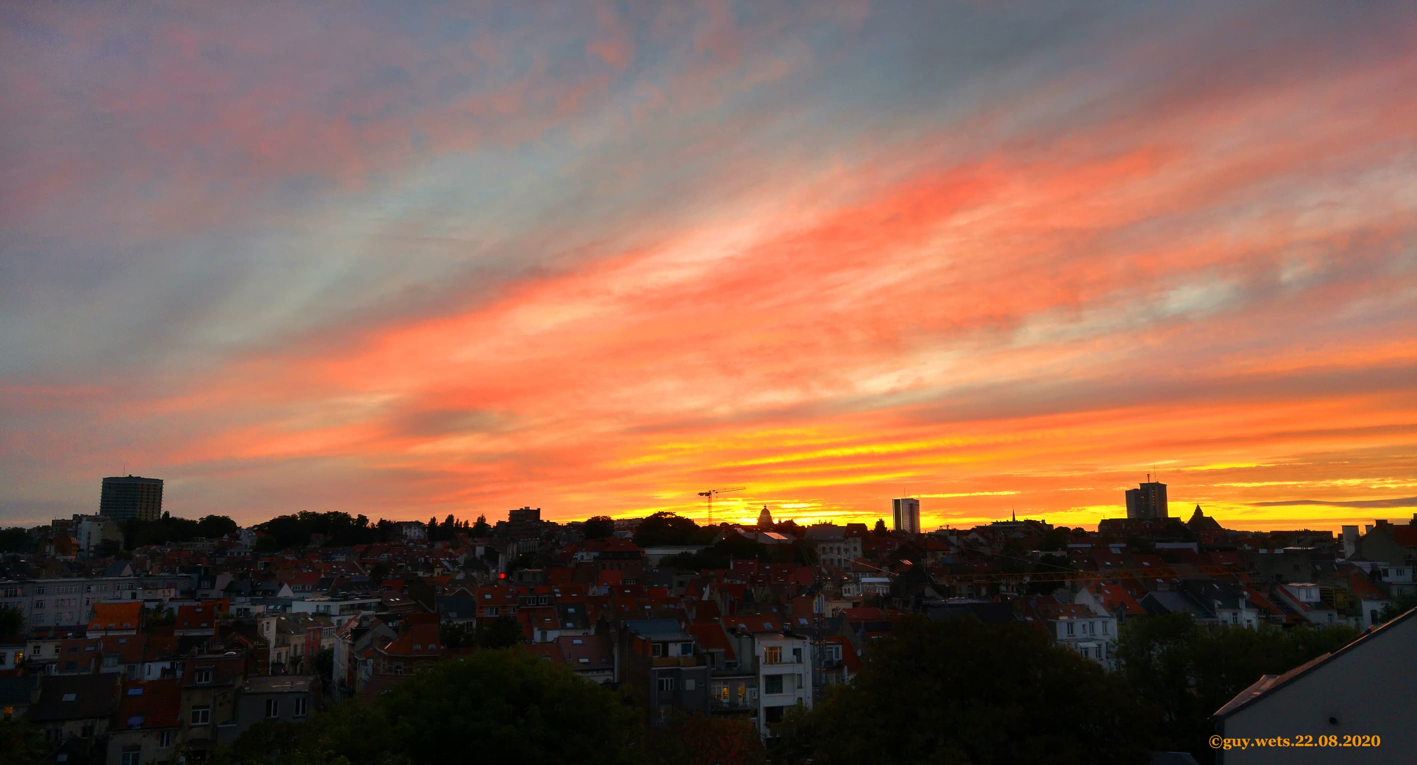 Fin du jour lumineuse