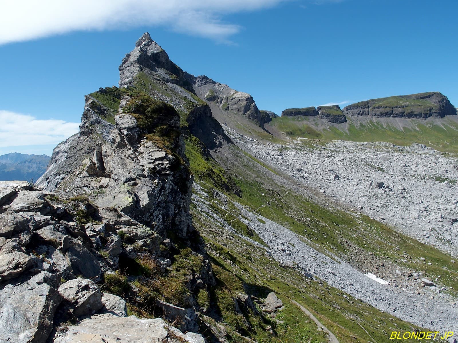 Pointe du Dérochoir et Col de la Portette