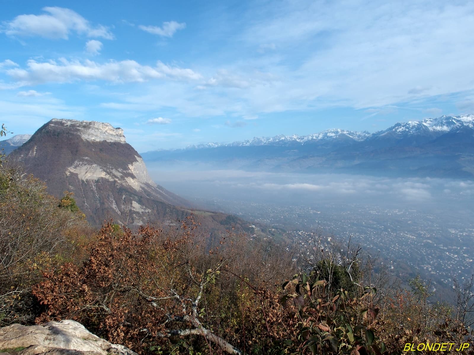 Vallée du Grésivaudan vue du Mont Rachais