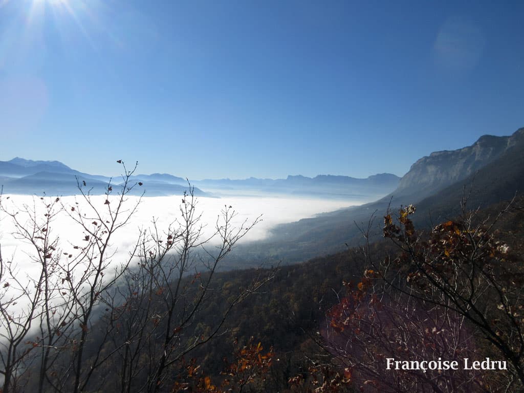 Brouillard dans la vallée du Grésivaudan