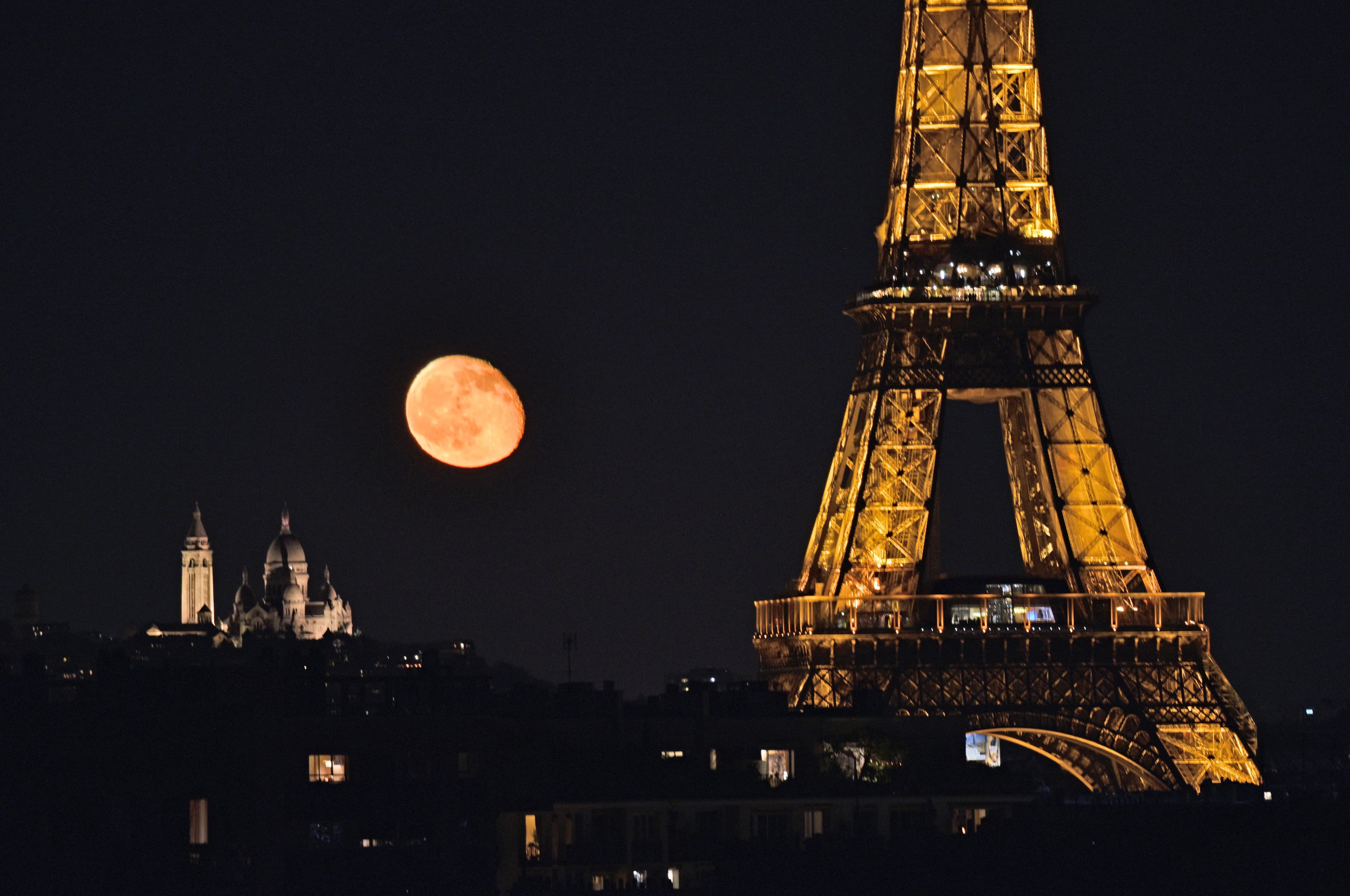 Ciel dégagé hier soir lundi et ce mardi