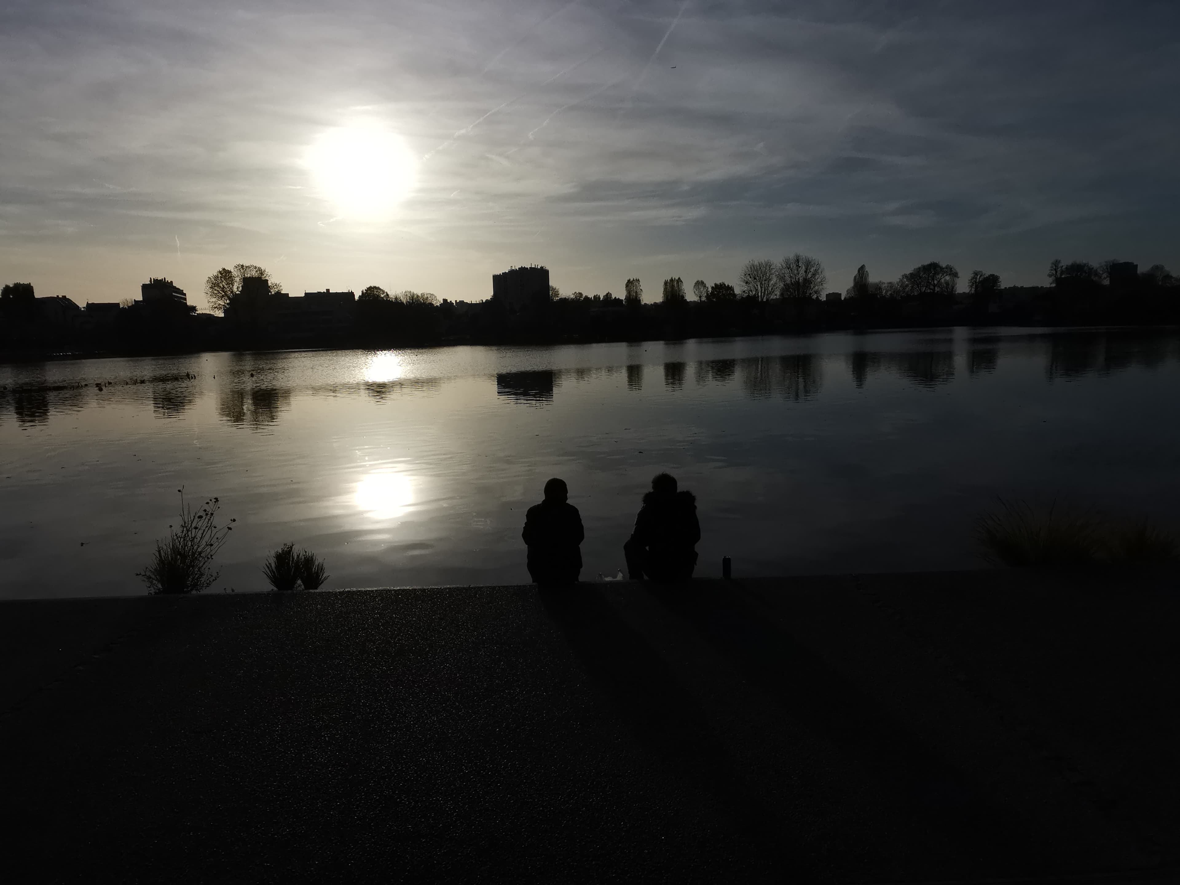 Le coeur de l'Automne sur le Lac d'Enghien