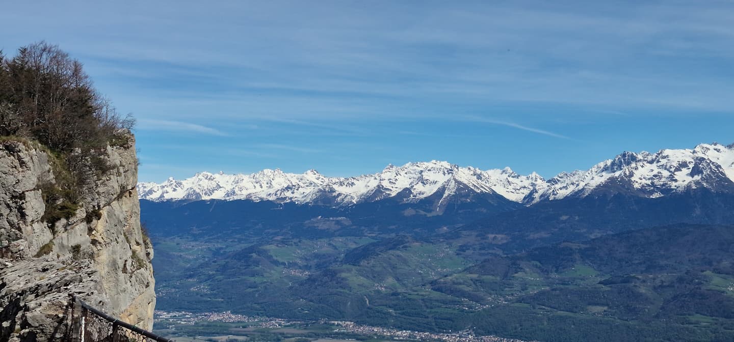 Belledonne vue du Fort de Saint-Eynard