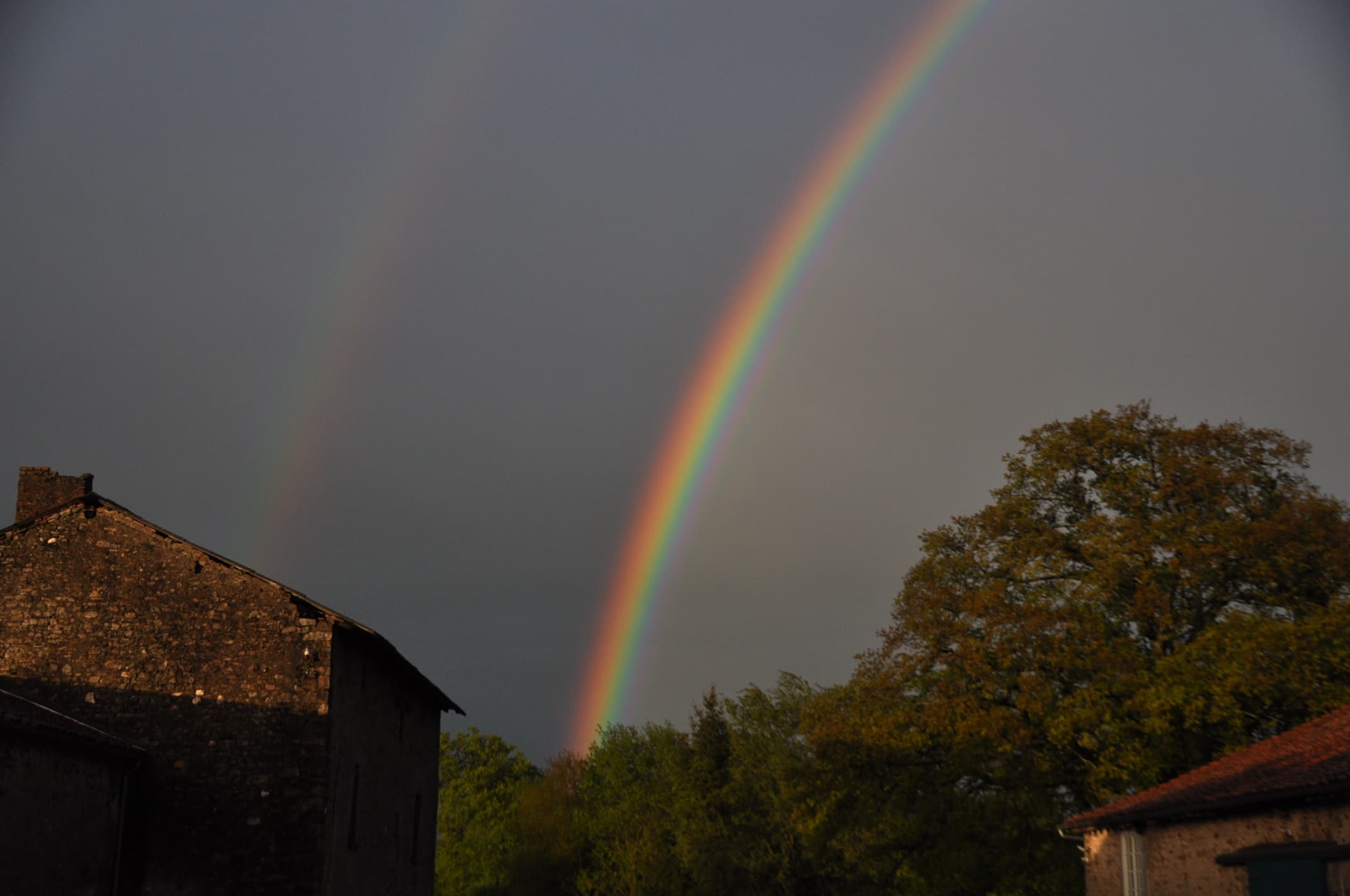 Arc en ciel ... aprés la pluie !!!