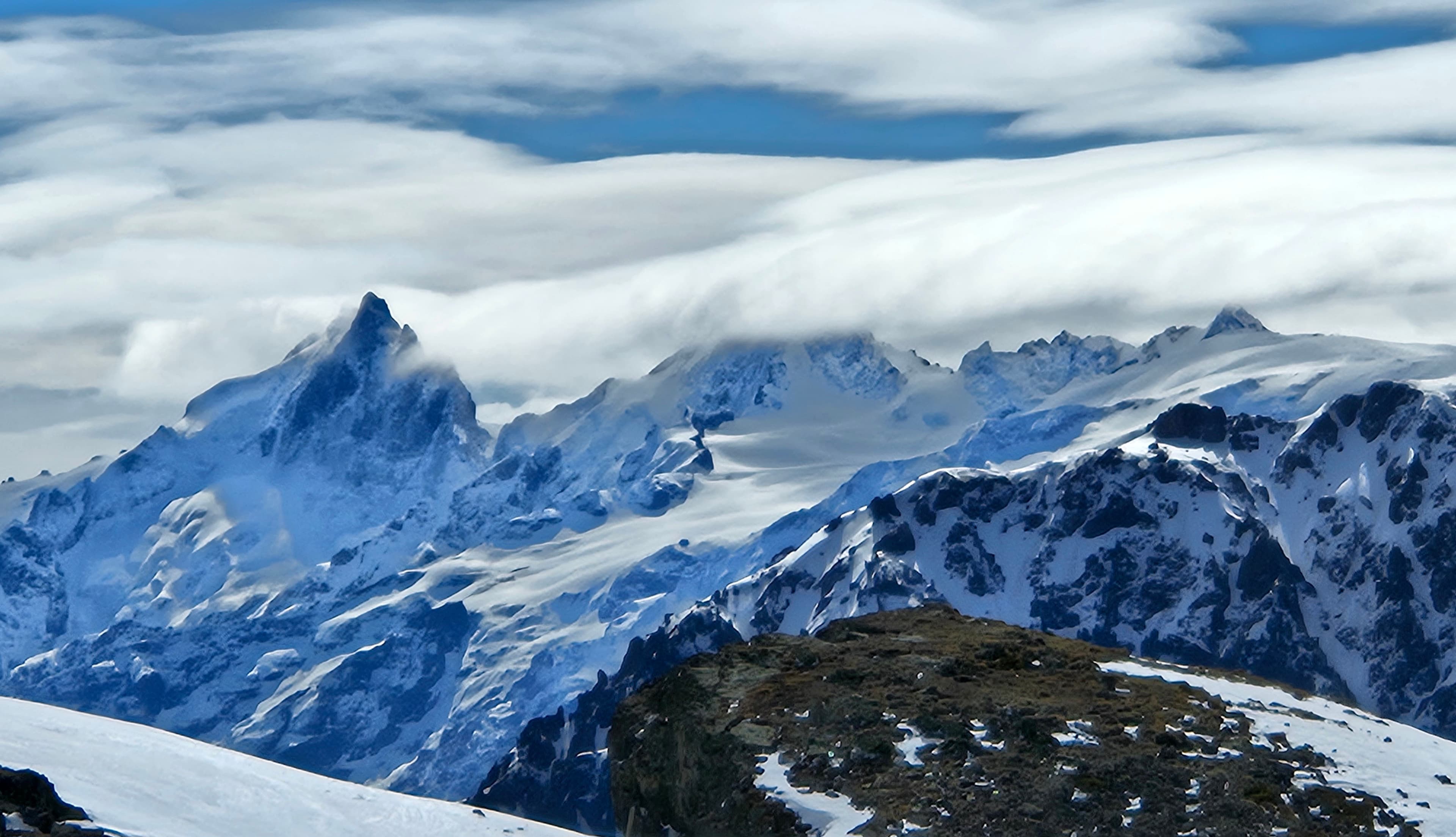 Arrivée du mauvais temps sur l’Oisan