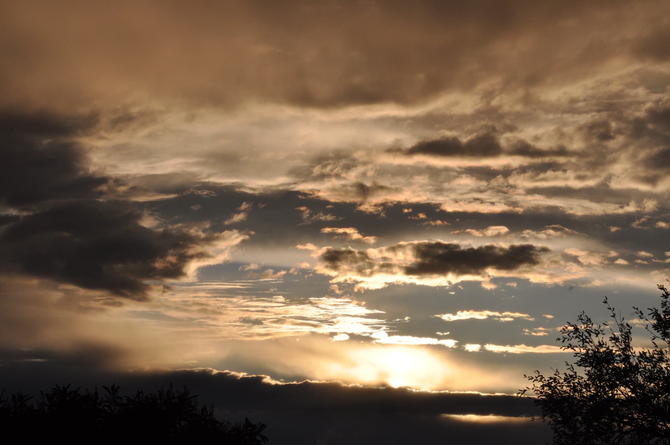 Ciel de traîne aprés la pluie !!!