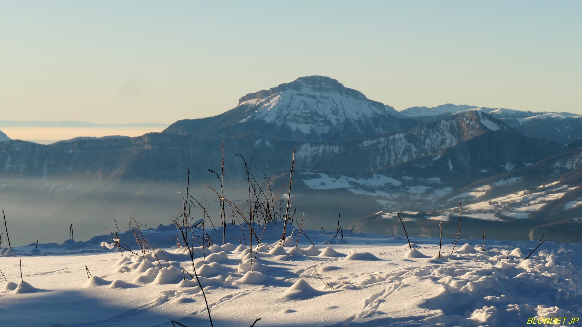 Chamechaude vue de la Butte du Pipay
